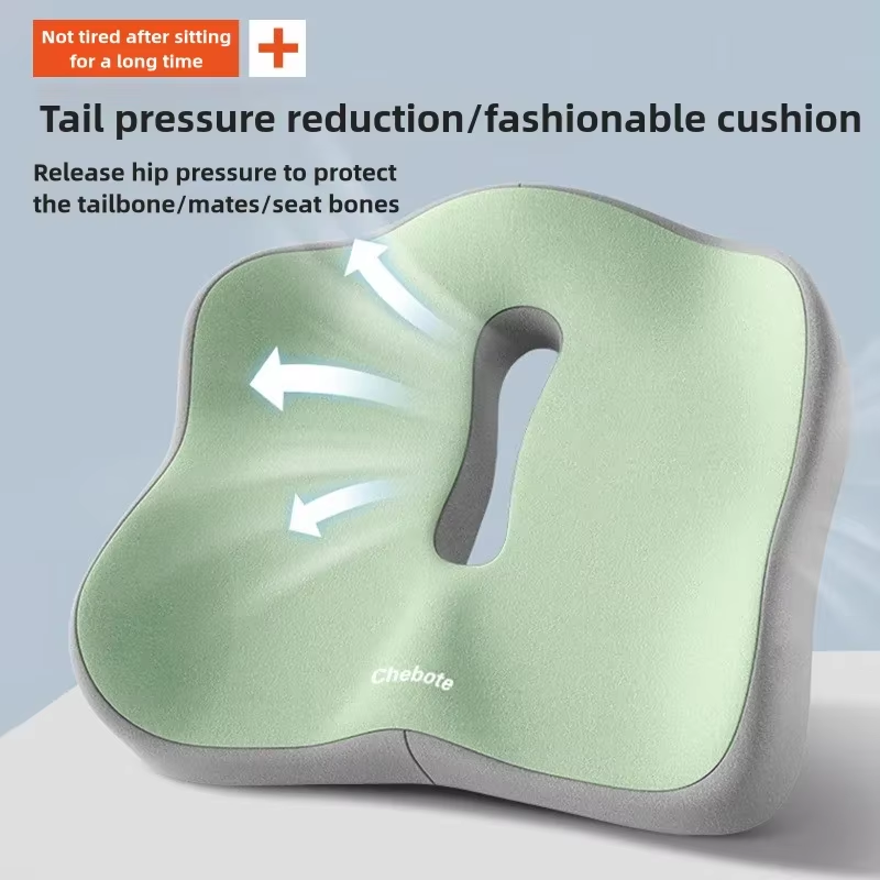 Memory Seat Tailspine Decompression Foam Car Massage Lumbar Spine Orthopedic Breathable Cushion_autovado.com