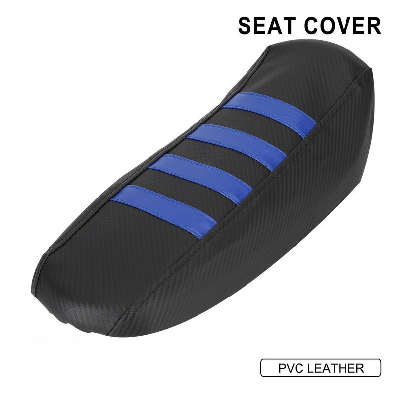 Premium Motorcycle Seat Cover - Extra Wide & Thick Padding, Universal Fit For Most Bikes, Non-Slip Grip (Red/Blue/Black/Purple)_autovado.com