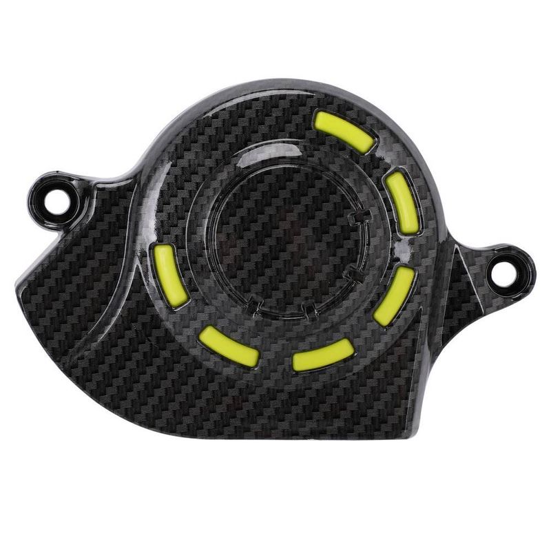 High-Performance Carbon Fiber Stator Cover For Dirt Bikes & Off-Road Motorcycles – Universal Fit, Lightweight & Durable Protection (13.5x10.5x3.5cm)_autovado.com