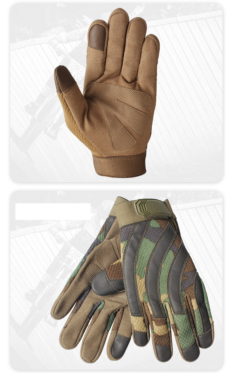 New outdoor riding motorcycle gloves mountaineering anti-slip tool gloves fitness training sports tactical gloves_autovado.com