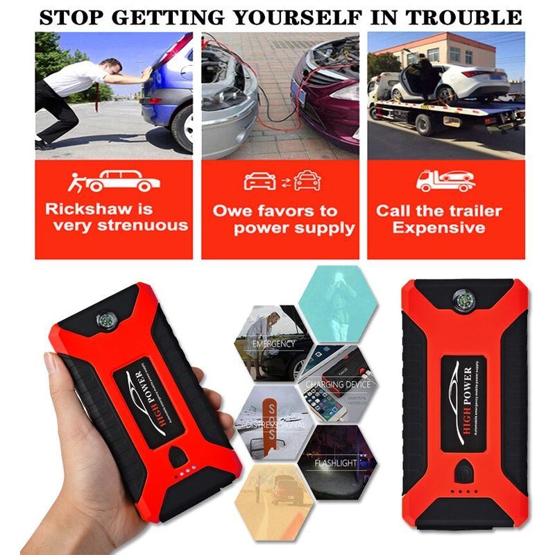 99800mAh 12V Jumper Powerbank Tire Air Pump Booster Portable USB Charger Emergency Battery Charge Start Phone Charging_autovado.com