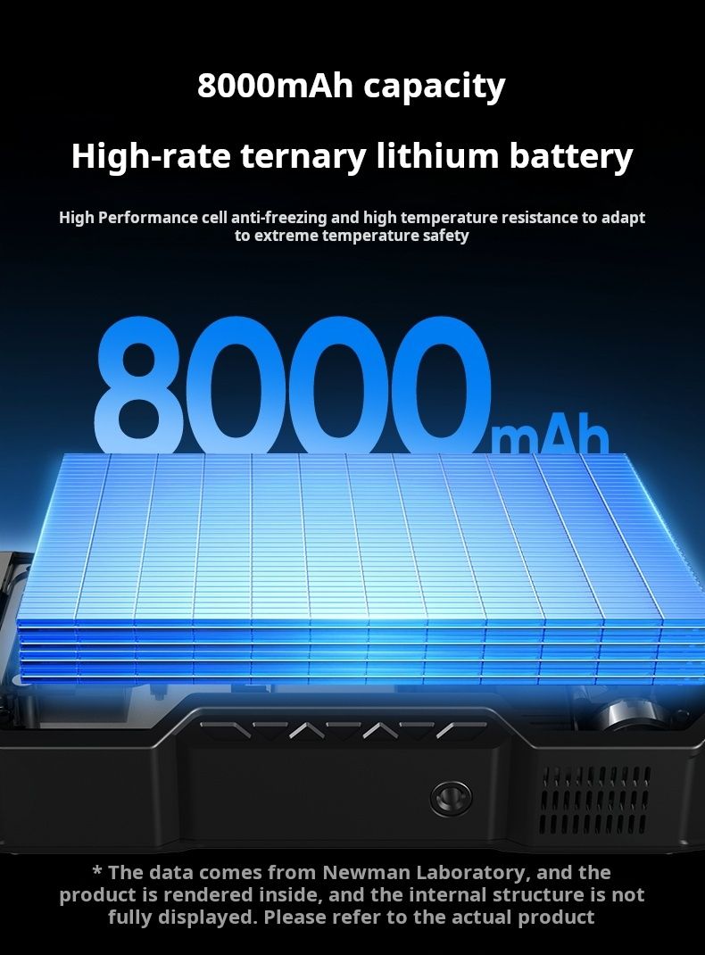 Newsmy/Newman H5 Emergency Start Power Inflator Pump Integrated 8000mAH_autovado.com