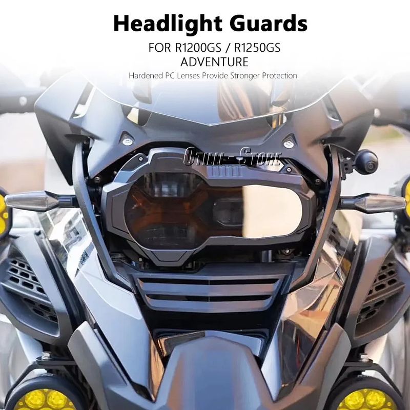 Suitable For R1200GS R1250GS Motorcycle Modification Accessories, Headlight Protection Cover_autovado.com