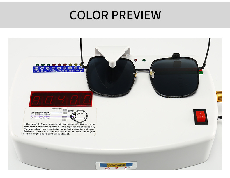 new modern retro square frame sunglasses INS style street style big-name sunglasses 8030_autovado.com