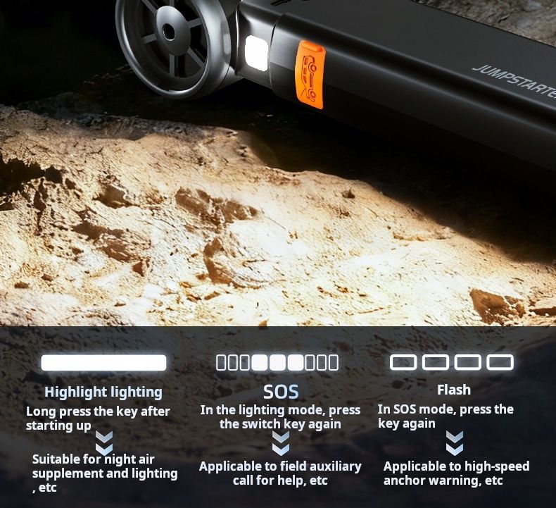 Newman/Newsmy Powerful Brushless Turbo Fan Car Multi-Function All-in-One Jump Starter Power Boost Tool_autovado.com