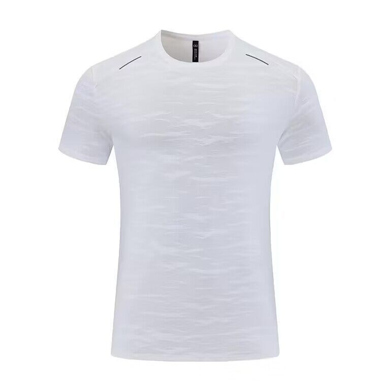 Men's Clothing Sports Quick-Drying Clothes T-Shirt Training Running Fitness Clothes Ice Silk Short Sleeves Loose Breathable Round Neck_autovado.com