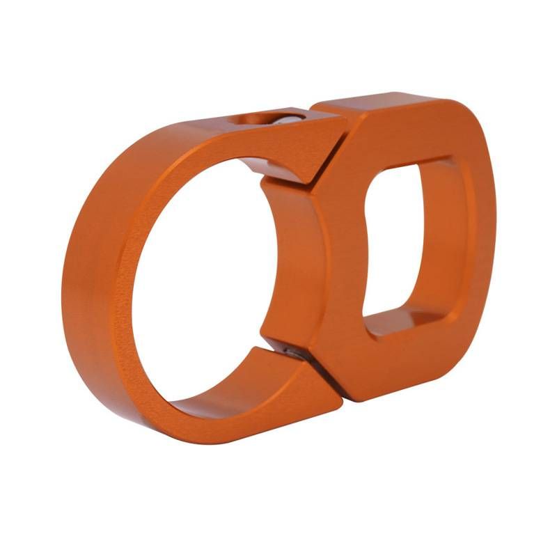 Aluminum Alloy Motorcycle Dashboard Mount Bracket For Off-Road E-Bike Customization - Lightweight & Durable (4x7x1cm, Black/Gold/Orange)_autovado.com