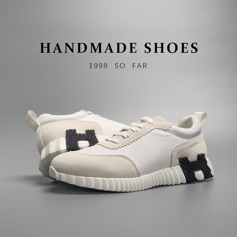 Prominent fashionable simple style men's European station high-end new sports shoes cowhide low-top casual shoes men's trendy shoes_autovado.com