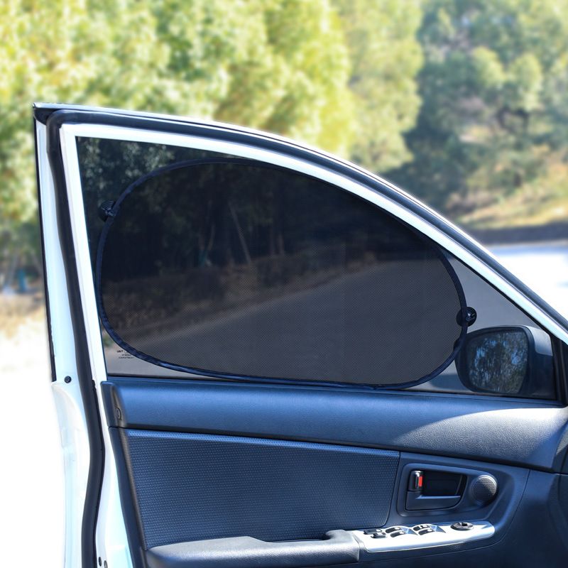 Car mesh sunshade window sun protection heat insulation sunshade car mesh side curtain shading board_autovado.com