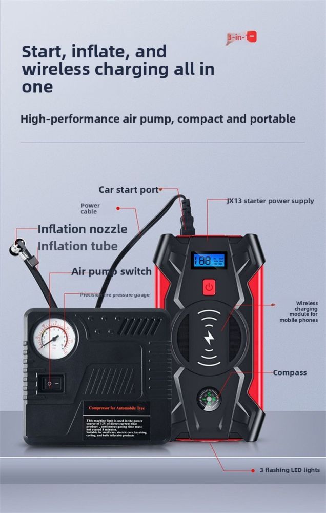 99800mAh Emergency Jumper With Pump Jump Power Bank Car Starter_autovado.com