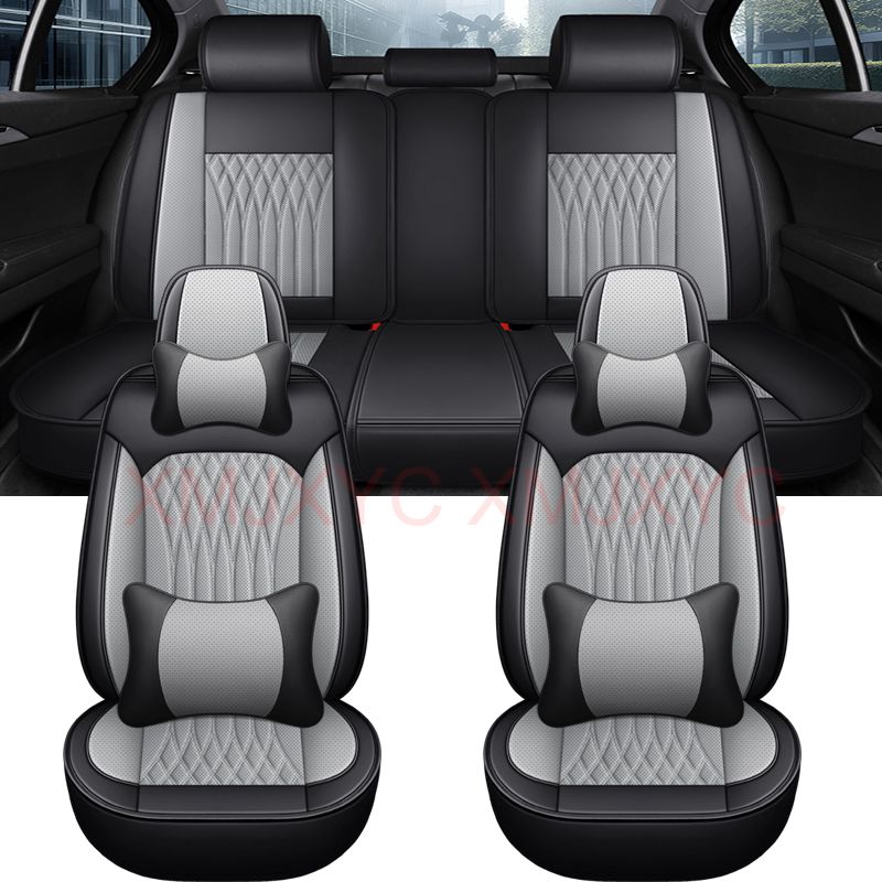 Pu Leather Universal Car Seat Cover For TOYOTA Corolla Camry RAV4 CHR Highlander Land Cuirser Prado Interior Accessories_autovado.com