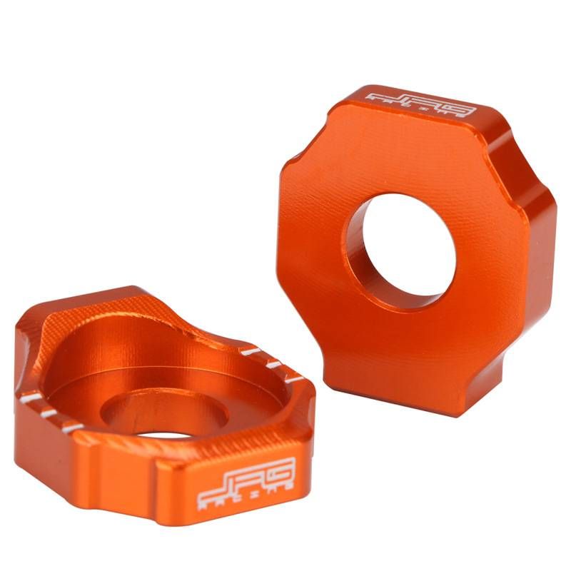 Universal Motorcycle Chain Adjuster - Heavy-Duty Rear Wheel Alignment Tool For Dirt Bikes & Off-Road Motorcycles (Red/Blue/Black)_autovado.com