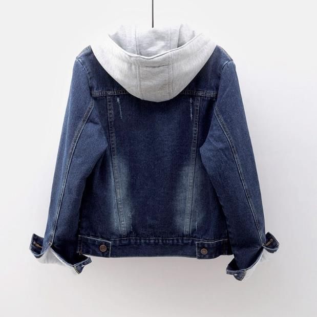 Women's Clothing Velvet Thickened Cotton Cotton Coat Removable Hooded Warm Lambswool Cotton Coat Short Style_autovado.com