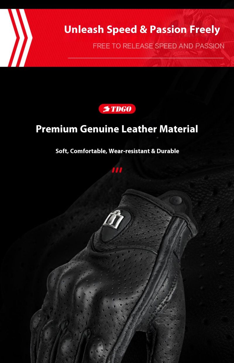 Motorcycle Gloves – Premium Lambskin & Cowhide (Windproof/Touchscreen/Breathable, All-Season Riding, M/L/XL, Black/Yellow)_autovado.com