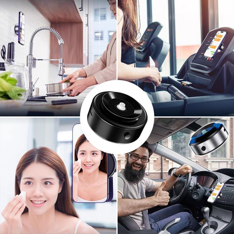 vacuum Adsorption Super Stable Suction Cup Car Rotation Adjustment Navigation Support Live Broadcast Bracket_autovado.com