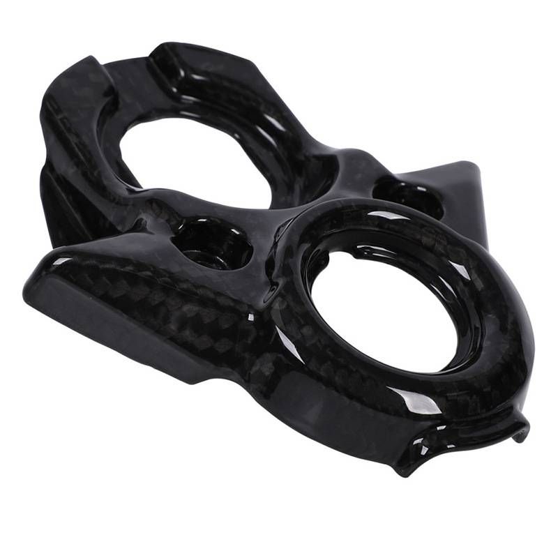 Carbon Fiber Center Console Cover For Electric Off-Road Motorcycle – Lightweight & Stylish Upgrade (Black)_autovado.com