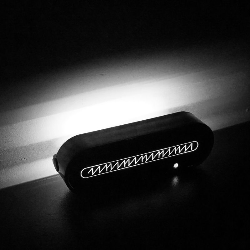 LED Car Aromatherapy Vent Ambient Light, Monochrome Seven Color Pattern Can Be Changed, Built-in Battery Charging,_autovado.com