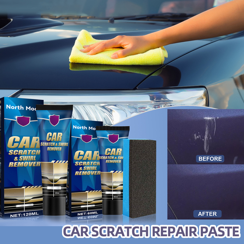 Yuanmheng 1 Set 15/60/120ml Scratches Repair Wax Powerful Cleaning Maintenance Car Scratch And Swirl Remover Scratch Repair Tool Car Accessories_autovado.com