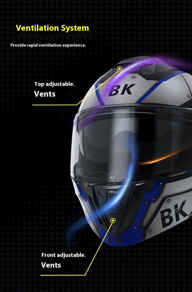 DOT & 3C Certified Modular Motorcycle Helmet – Flip-Up Full Face Helmet With Bluetooth, Dual Visor & Adjustable Ventilation For Men/Women_autovado.com