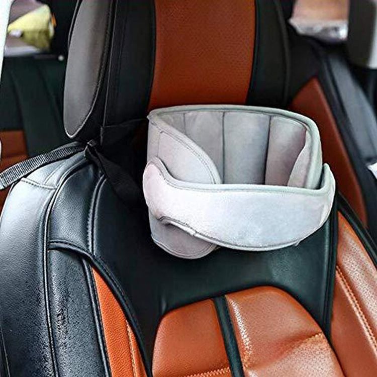 Baby head fixing belt child car seat head rest headrest head sleep aid with protective pad_autovado.com