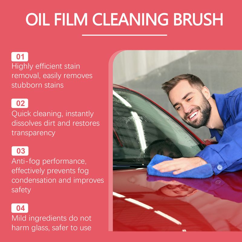 Car Windscreen Cleaner Windscreen Refurbishment Decontamination Cleaning Oil Film Cleaner_autovado.com