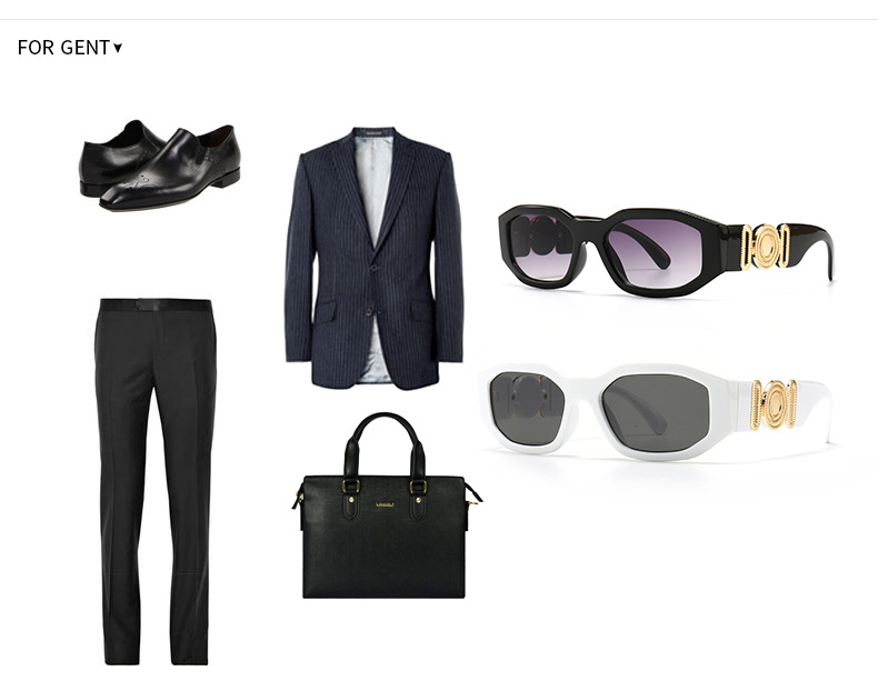 narrow frame anti-blue light flat mirror trendy street photography modern charm retro sunglasses 86374_autovado.com