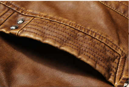 Men's Clothing men's motorcycle PU leather jacket leather jacket men's coat manufacturer leather jacket 8805_autovado.com