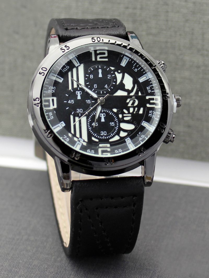 Men's luminous men's watch double-layer belt men's watch_autovado.com