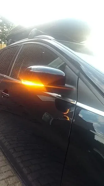 Dynamic Blinker For Ford Fiesta MK6 VI B-Max LED Turn Signal flowing Mirror light 2008 -2017_autovado.com