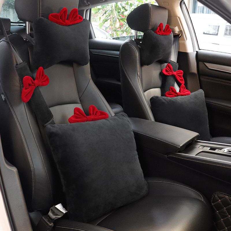 Car Headrests, Neck Internet Celebrity Creative Bows, Seat Belts, Shoulder Protectors, A Pair Of Cute Car Products_autovado.com