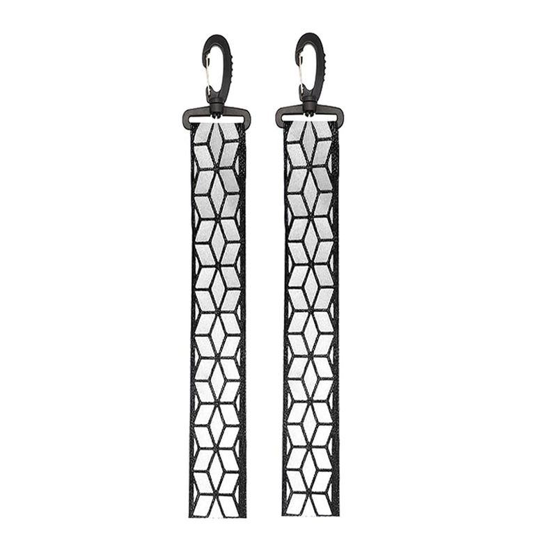 Reflective pendant pendant backpack running reflective keychain with hook reflective strip reflective tape_autovado.com