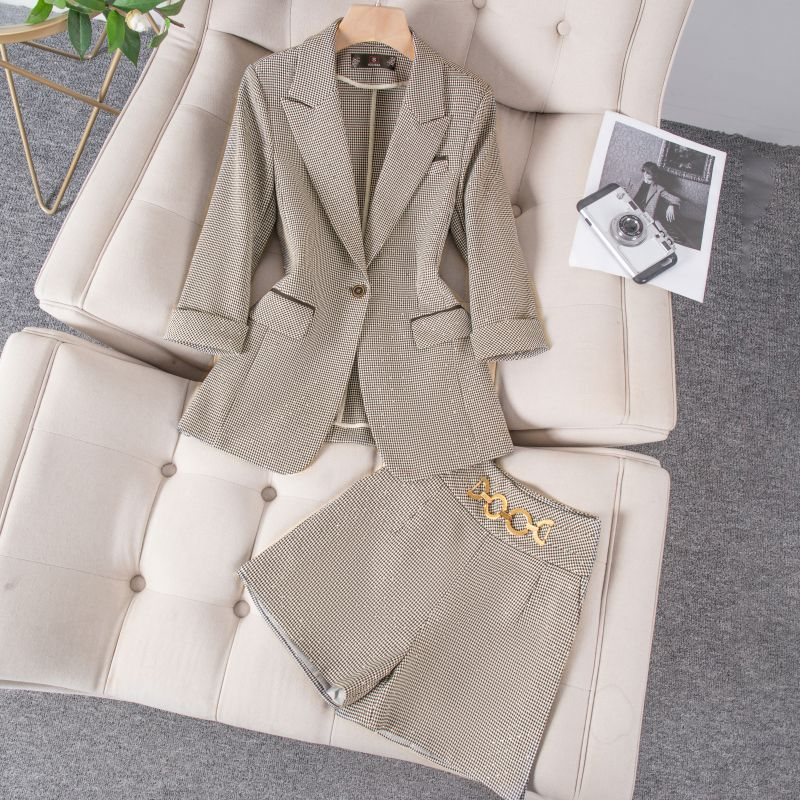 Women's Clothing casual trousers, high-end diamond suit shorts, two-piece suit_autovado.com