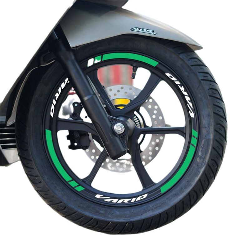 Suitable For Honda VARIO Motorcycle 14inch Wheel Rim Reflective Waterproof Personalized Creative Colorful Tire Warning_autovado.com