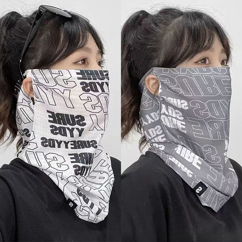 Breathable Sun Protection Mask For Men And Women, Neck Gaiter, Outdoor Cycling Headscarf, Ice Silk Fishing Summer Face_autovado.com