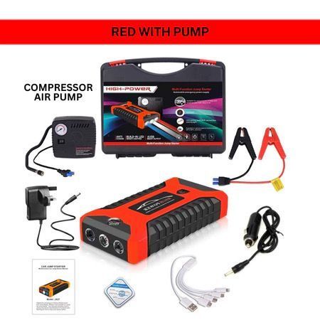 Makita Portable Jump Starter Power Bank Rechargeable Auto Booster Car Long Lasting Battery Charger With Air Pump_autovado.com