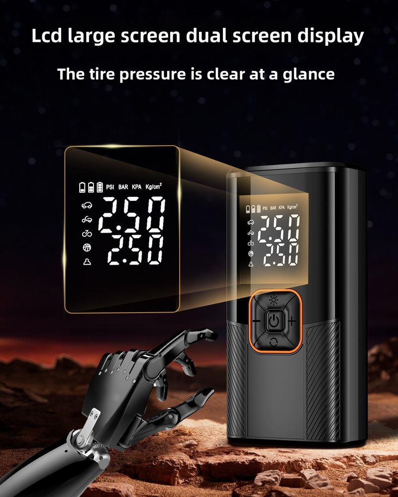 Wireless Portable Pump Electric Tire Car High Pressure Air Treasure_autovado.com