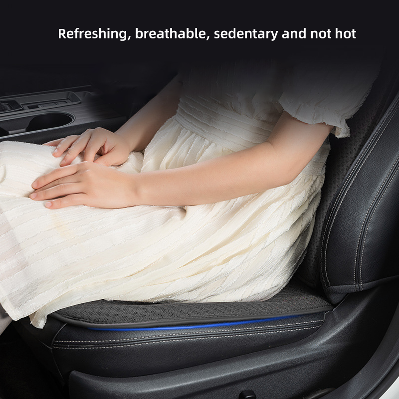 Breathable Ice Silk Car Front/Rear Cover For AUDI A1 A3 A4 A5 A6 A7 A8 Q3 Q7 Q8 TT Non-slip Auto Seat Protector Cushion_autovado.com