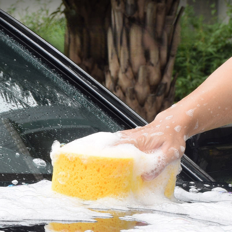 Car Large Size, Sponge, Water Absorbing, Thickened Honeycomb Sponge Block, Washing Tool, Car Cleaning Tool_autovado.com