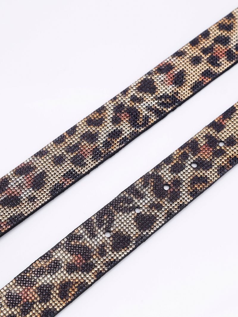 HOT Gorgeous and Shiny Rhinestone Jeans Pants Western Cowgirl Bling Studded Design Ladies Fashion Belt Gift For Women_autovado.com