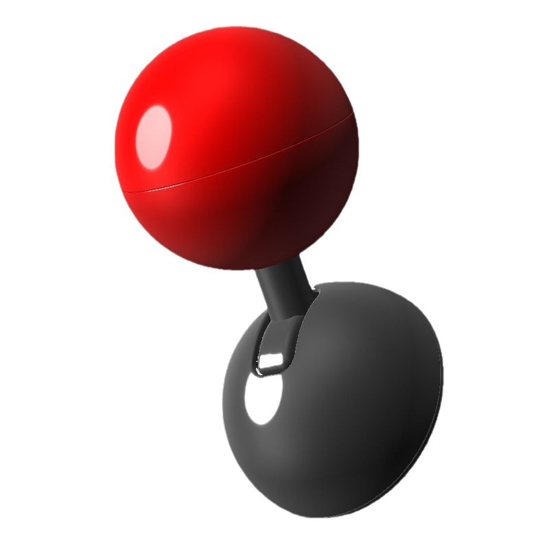 【】Liquid Cat X BOODHADA Full Metal Ball Lever Car One-Key Start Button Rocker Cover_autovado.com