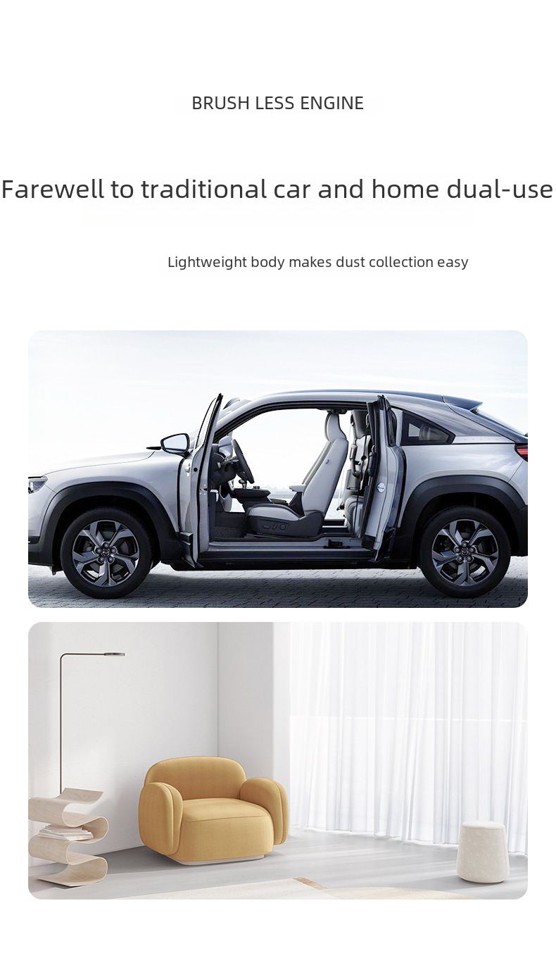 On-the-way wireless car vacuum cleaner small hand-held blow suction dual-purpose locomotive with super large suction force inside the car_autovado.com