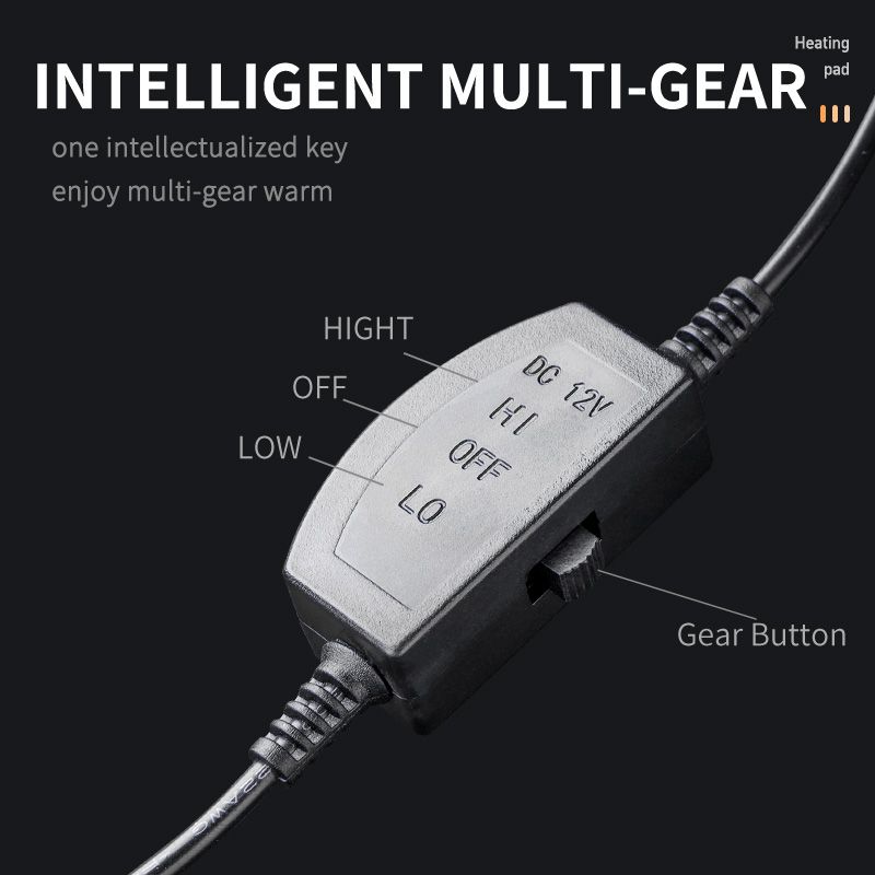 Universal 12V Heating Pad Soft Heated Cover Upgraded Wideth Warm Winter Seat Protector Car Accessories_autovado.com