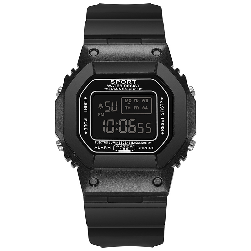 Unisex Unicorn Couple Square Electronic Watch Student Watch Women's Simple Luminous Waterproof Sports Men's Fashion Watch_autovado.com