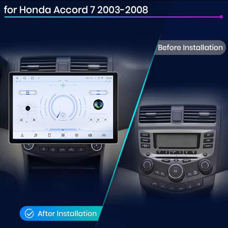 Applicable to Accord 7th generation 2K HD navigation system accord Car Radio Multimedia_autovado.com