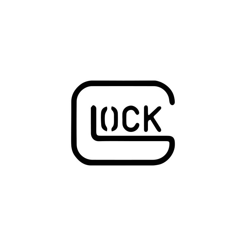 personality fashion creative stickers GLOCK English letters car stickers pattern_autovado.com