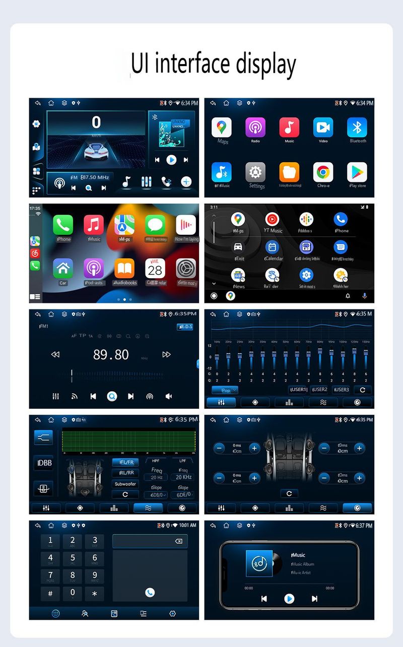 10.1" 8-Core 4G Android Car Stereo With Wireless CarPlay - HD Touchscreen GPS Navigation System & Backup Camera, Bluetooth 5.0 Support Android Auto_autovado.com