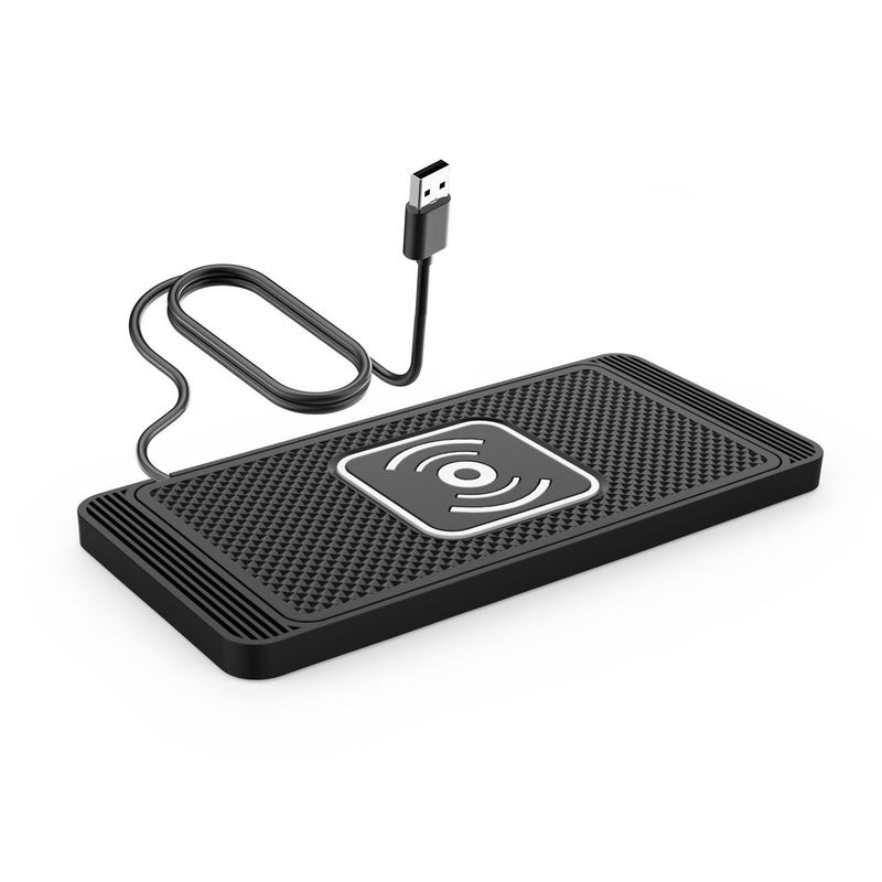 Modified Anti-Slip Mat Pad Car Wireless Charger Mobile Phone Flash Charging Foreign Trade Cross-Border Intelligent_autovado.com