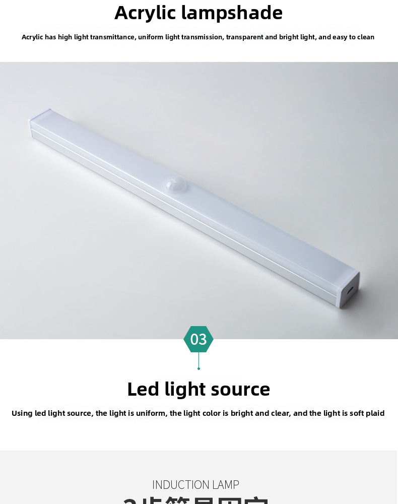 LED Ambient Car Interior Modification Decoration Wireless No Wiring Automatic Intelligent Sensor Footwell Light_autovado.com