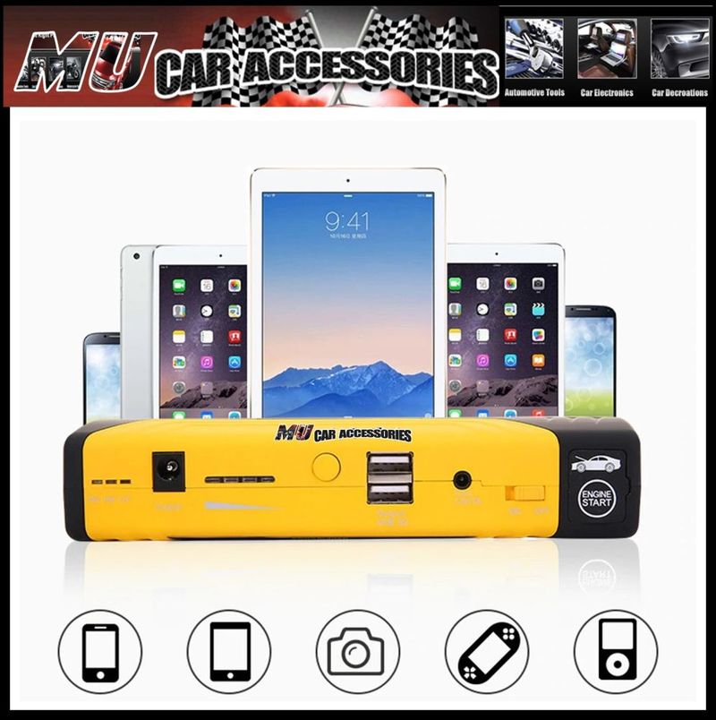 M-Spark High Booster 50800mAh Power Bank Car Jump Starter Battery Emergency Parking Light LED_autovado.com