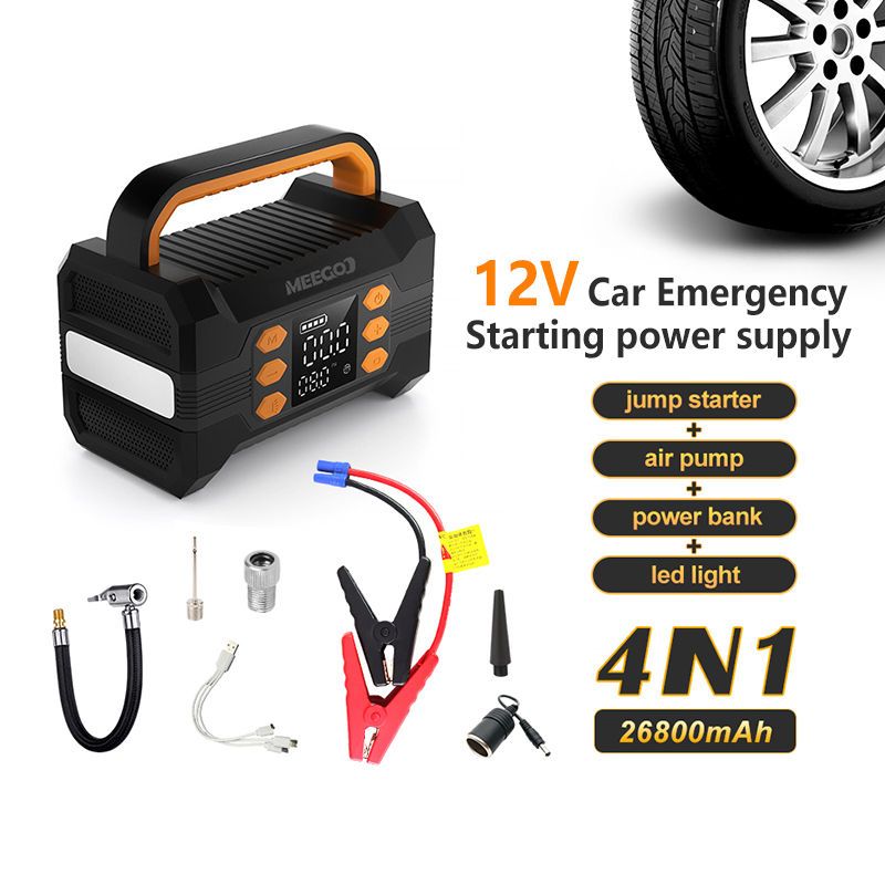 99800mAh 12V Emergency Jump Start Powerbank Booster Tire Portable Jumper Battery Power Bank Car Starter_autovado.com